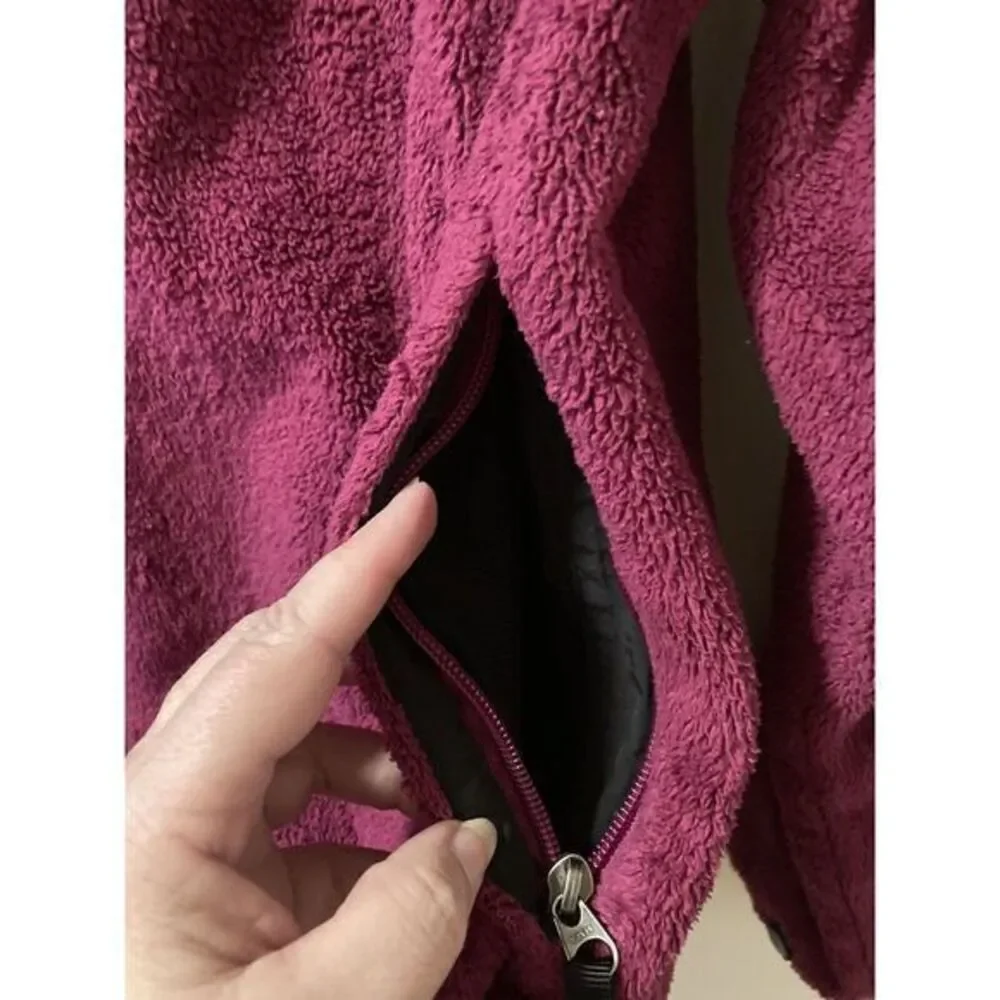 The North Face Denali Fleece Jacket Girls Magenta Size XL‎ Full Zip
